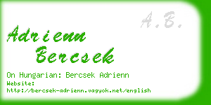 adrienn bercsek business card